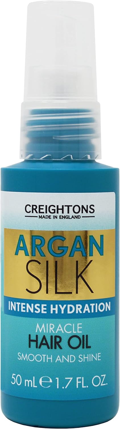 Creightons Argan Smooth Miracle Hair Oil (50ml) - Professionally formulated with argan oil from Morocco, Replenishes moisture for strength  shine, For all hair types.