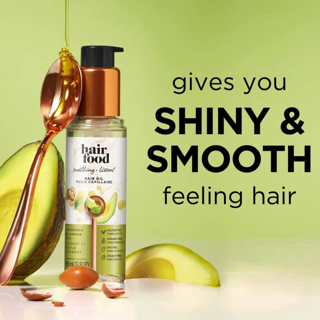 Hair Food Sulfate Free Shampoo with Avocado  Argan Oil, 300 ml